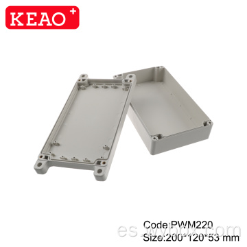 Caja de plástico con soporte de montaje Caja impermeable IP65 Caja de conexiones de montaje en superficie de plástico Caja de plástico de red